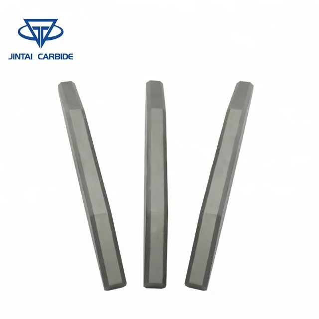 
Rock Crushing Cemented Carbide Manufacturer YG8 Factory Selling VSI Rotor Tip Tungsten Carbide Flat Bar 