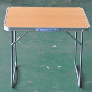 portable steel leg aluminum tabletop small laptop coffee suitcase camping picnic folding table