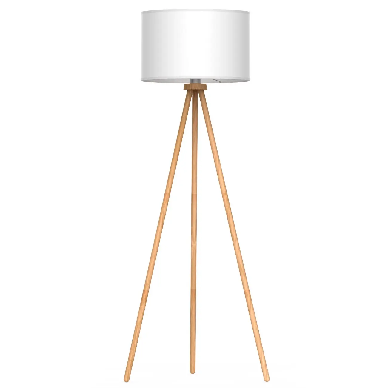 EEA simple design nordic standing tripod floor lamps living room bedroom modern wood floor lamp