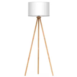 EEA simple design nordic standing tripod floor lamps living room bedroom modern wood floor lamp