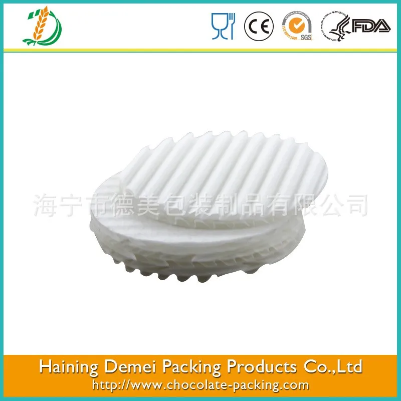 
Food grade High Quality Three Layers Five Layers or more White Paper Cushion Pad small Cupcakes Liner 