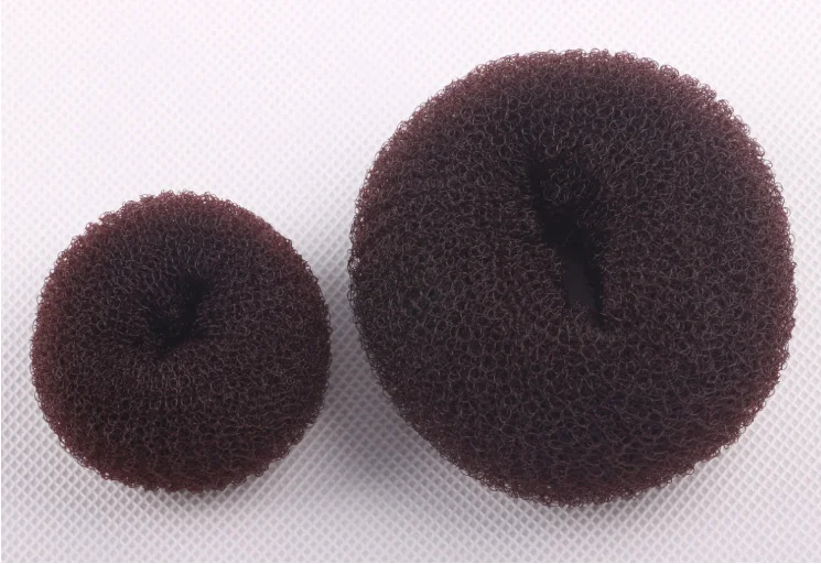 Wholesale Brown/Beige/Black Donut Ring Bun maker  Former  Shaper Styler hair extensions Hair accessories women toupee hair rope
