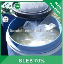 
70% sles n70 натрия лаурилсульфат эфир сульфат 68891-38-3 