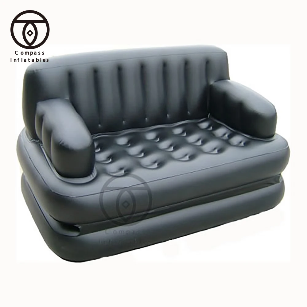 Wholesale Blow Up Pvc Inflatable Sofa Relax Chair Outdoor Camping Inflatable Lounger Couch Sofa