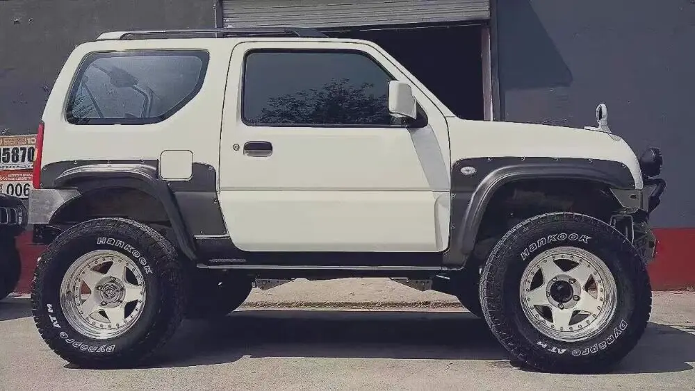 Thermoforming pickup abs plastic car fender flares for suzuki jimny 4x4