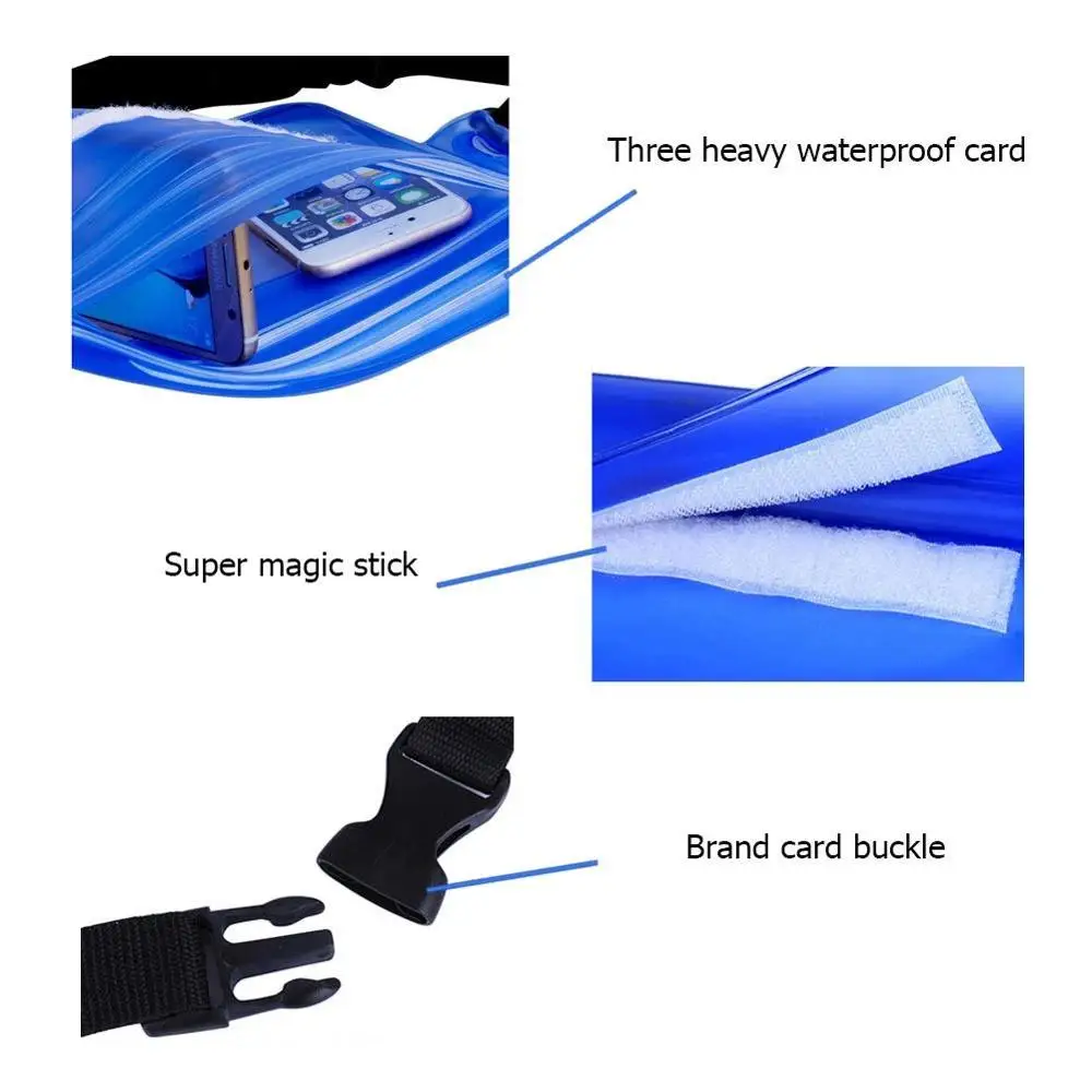 Wholesale Universal Swimming PVC Waterproof Pouch Case Mobile Phone Bag for All Cell Phone