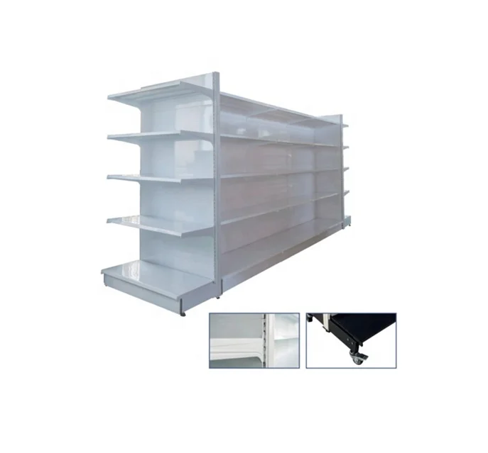 Yuanda Factory Tegometall Style Supermarket Shop Store Display Metal Iron Shelf Wall-mounted for Storage Best Price