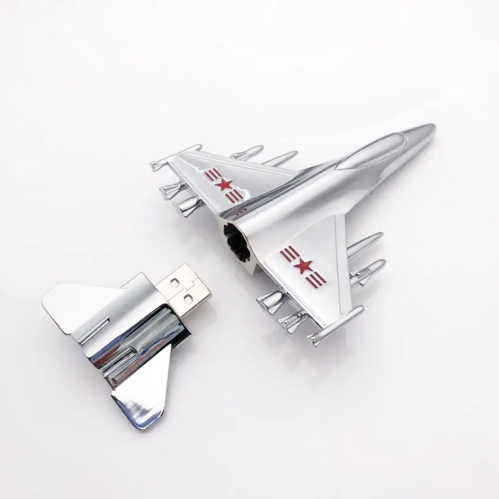 
Novelty product airplane shaped metal flash drive 8GB metal pendrive 