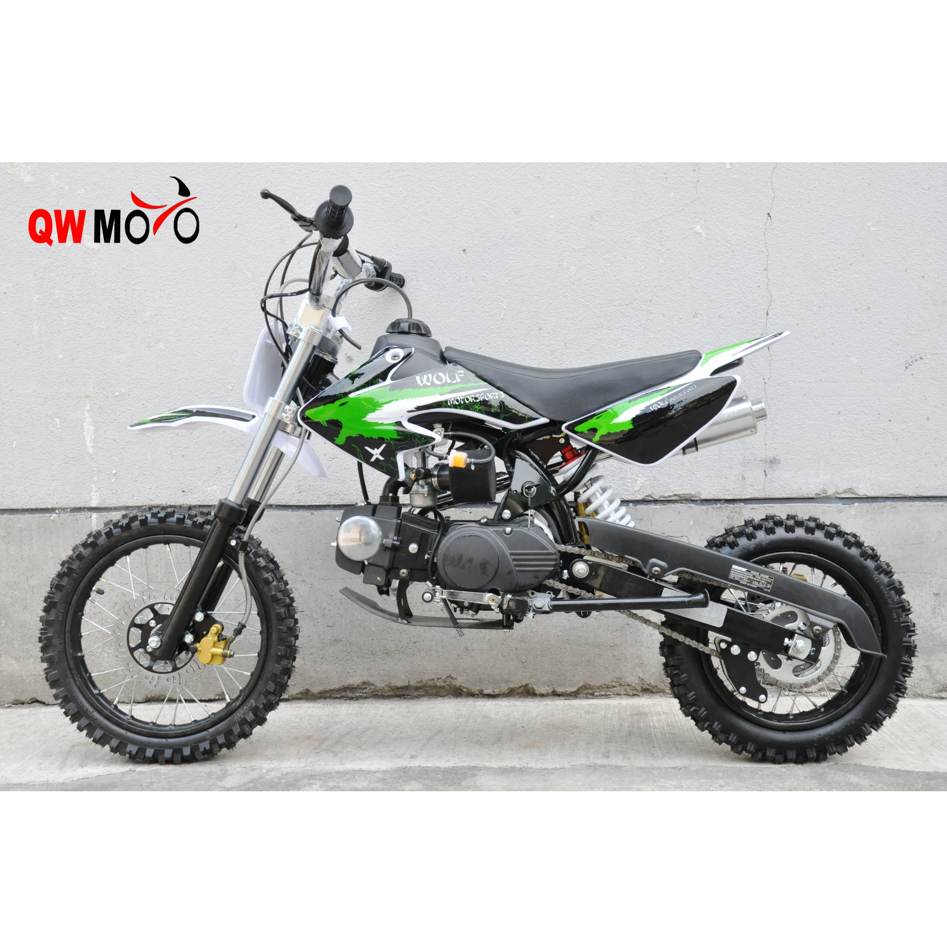 QWMOTO по бездорожью 125cc Байк 125cc мини pit bike 4-тактный мотоцикл газовая мини moto Крест велосипед, способный преодолевать Броды для продажи