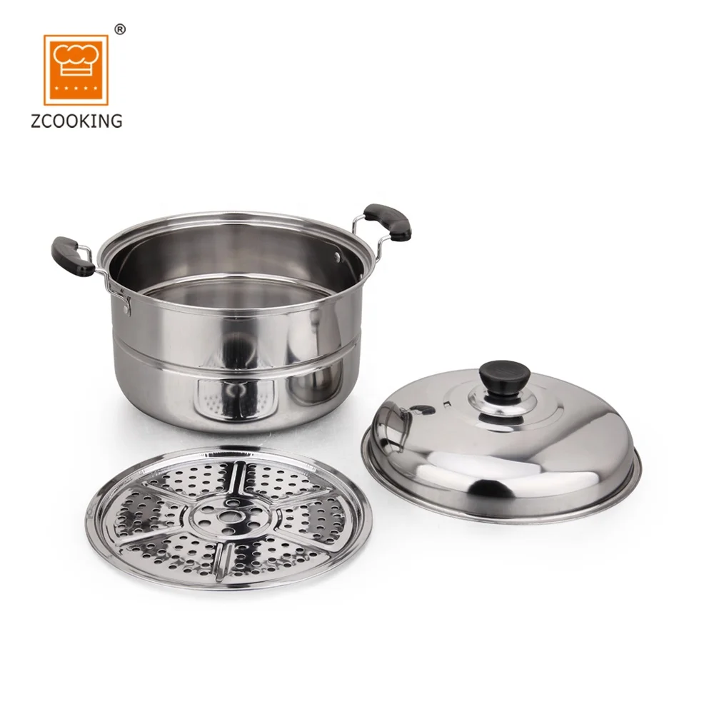 
China Supplier Biryani Stainless Steel Cooking Pot With Lid 