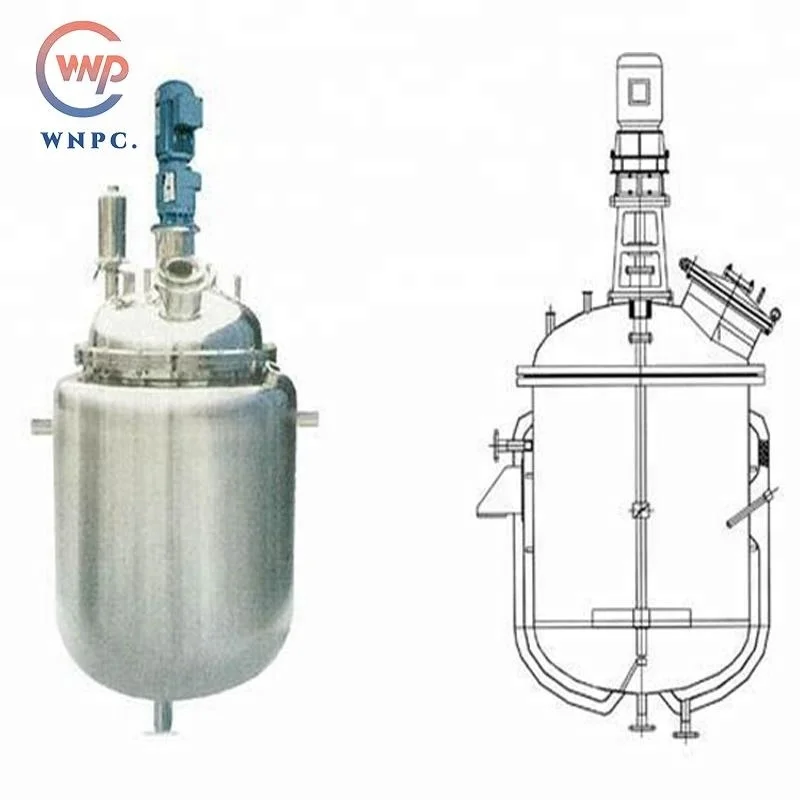 Various type liquid phase chemical reactor stainless steel reaction vessel