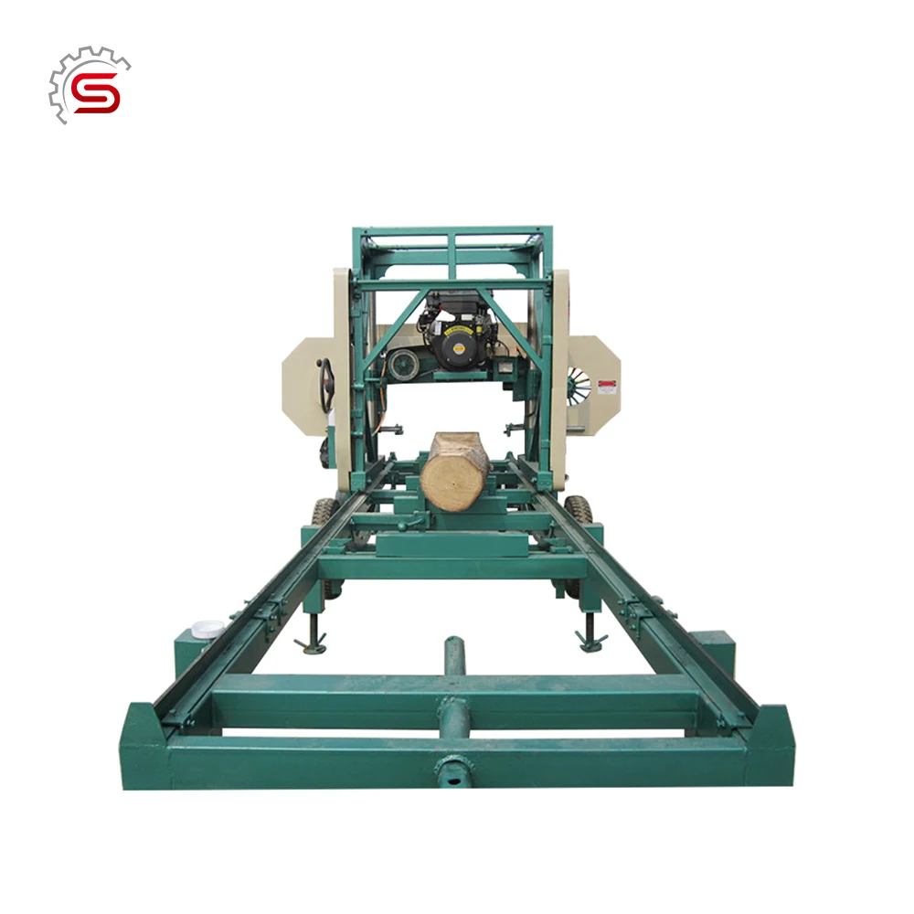 MJ1600 Portable Diesel Wood Cutting Horizontal Bandsaw Machine