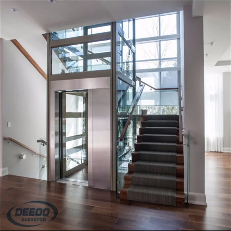 
factory lift price for glass cabin in house elevator 