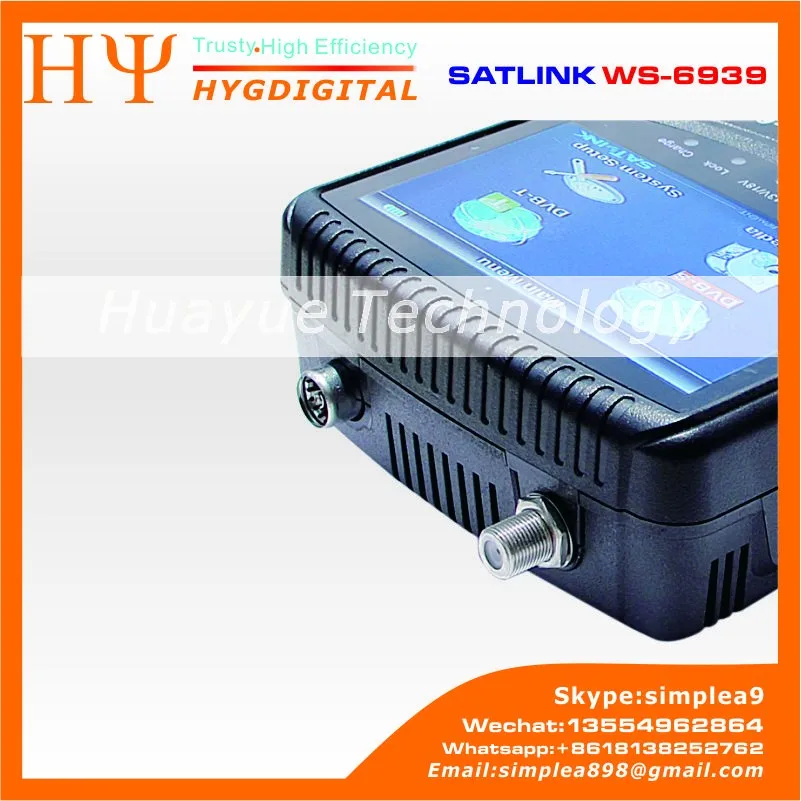 satlink ws6939 satlink WS-6939 dvb-s&dvb-t combo satellite finder satlink ws-6939 satellite terrestrial signal finder meter