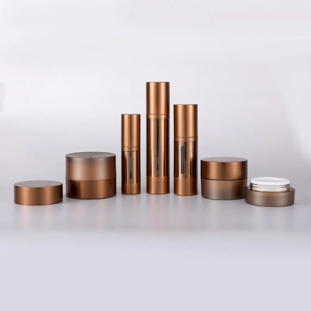 15ml,30ml,50ml,80ml,100ml custom aluminum cosmetic airless pump bottle