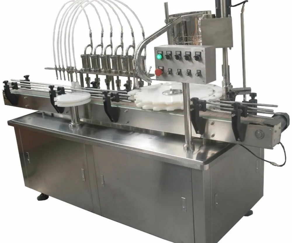 Химические медицинской промышленности бутылки жидкий наполнитель машина и укупорки