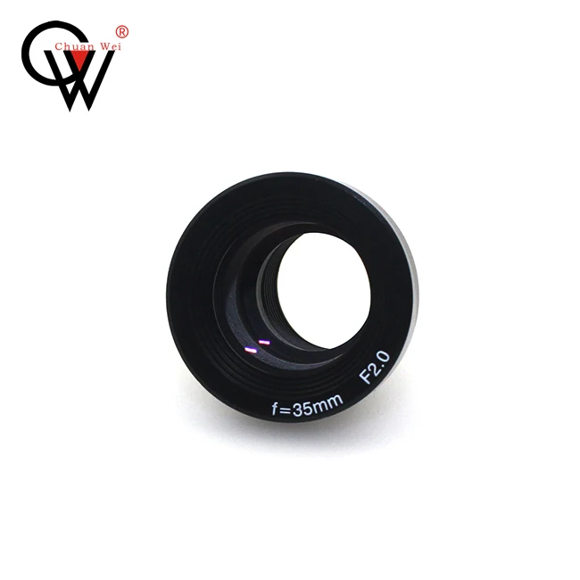 Оптовая продажа объектив с фокусным расстоянием 35 мм F2.0 1MP водонепроницаемый CCTV