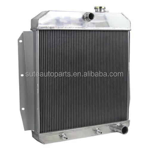 High Performance 3 Rows Aluminum Auto Radiator For Chevrolet Chevy Apache Truck 1955-1959