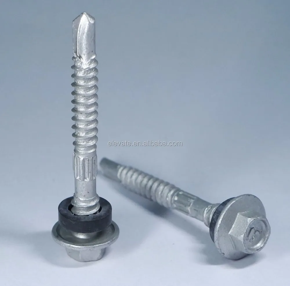 DIN 7504 Indented Hex Washer Head BSD Thread Self Drilling Screw