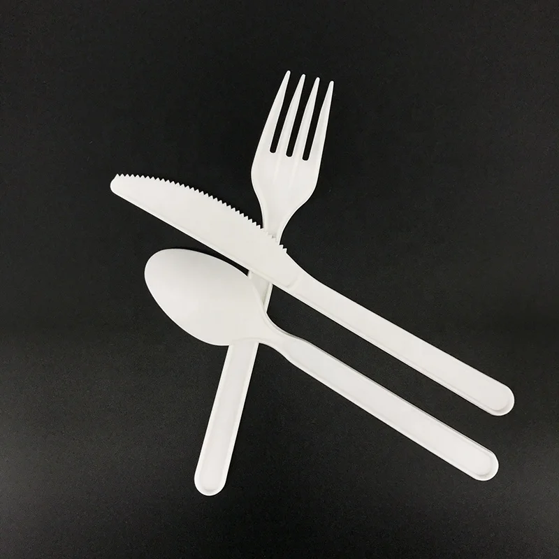 
Disposable wholesale Eco-friendly Biodegradable PLA Cutlery 