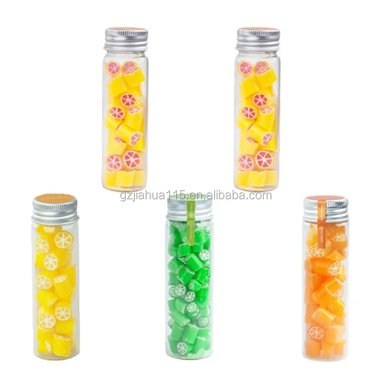 
clear plastic tube with mental lid for gifts packaging 
