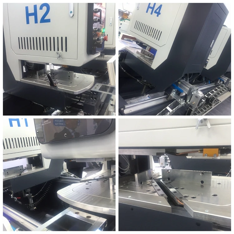 colorful upvc 4-head seamless welding machine for pvc window pvc plastic window welding machine