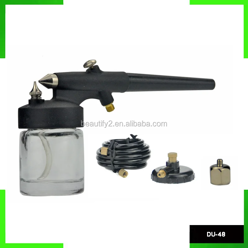 HIKOSKY HOT-Selling Push-button air brush tattoo kit plastic airbrush DU-48