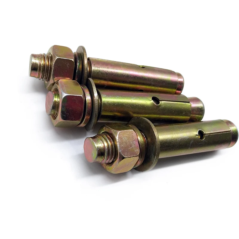 Carbon steel anchor Bolt with Explosion ,Galvanized Drawing Screw Iron Explosion Screw