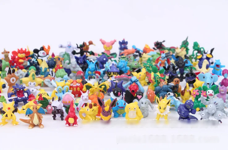 144 шт./компл. мини Экшн-фигурка монстра мультяшная игрушка 2-3 см случайный цвет оптовая продажа