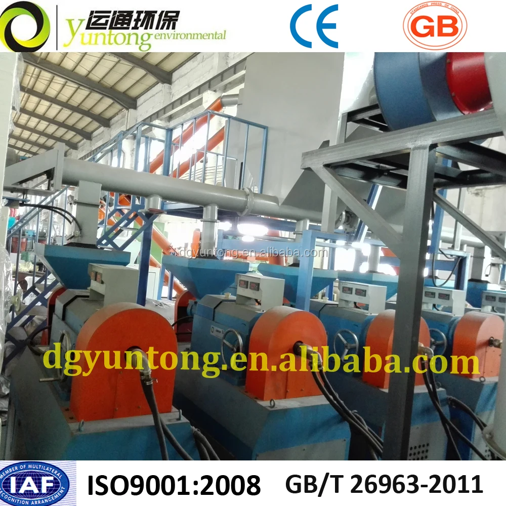 
Yuntong Brand waste rubber tyre shredding /pulverizing plant for crumb rubber 