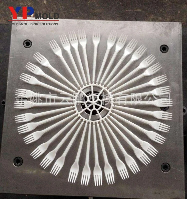 Customized High Precision 24 cavity mold maker hot runnder plastic spoon Plastic Injection Mold Mould