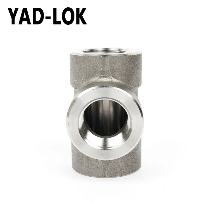 YAD-LOK Hot Selling 2018 Pipe Fittings 3-Way Equal Stainless Steel Tee