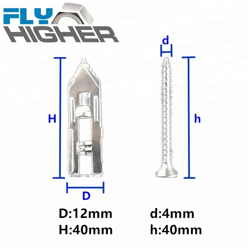 NEW long type Hammer drive fix screw anchor