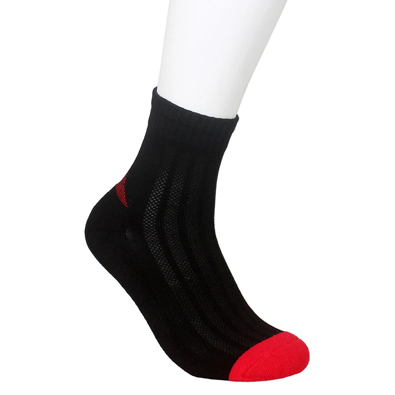 
Bamboo Boots Socks Black Men Spandex / Bamboo Fiber Casual Knitted Seamy Brand Anti Bacterial No Door for Autumn Adults 