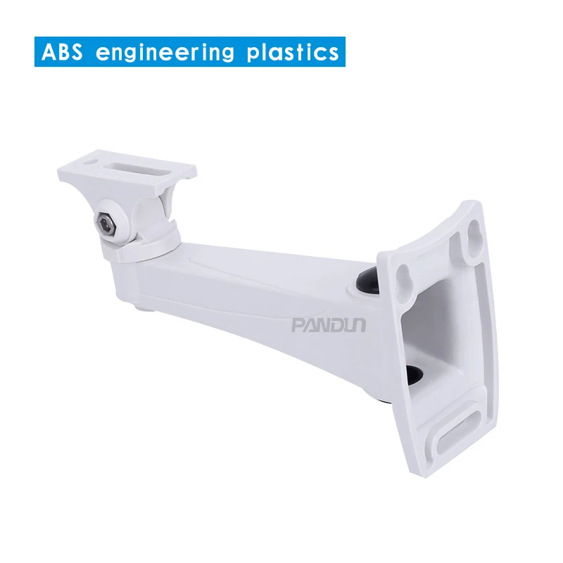 Дешевый Монтажный кронштейн из АБС-пластика для белой камеры видеонаблюдения