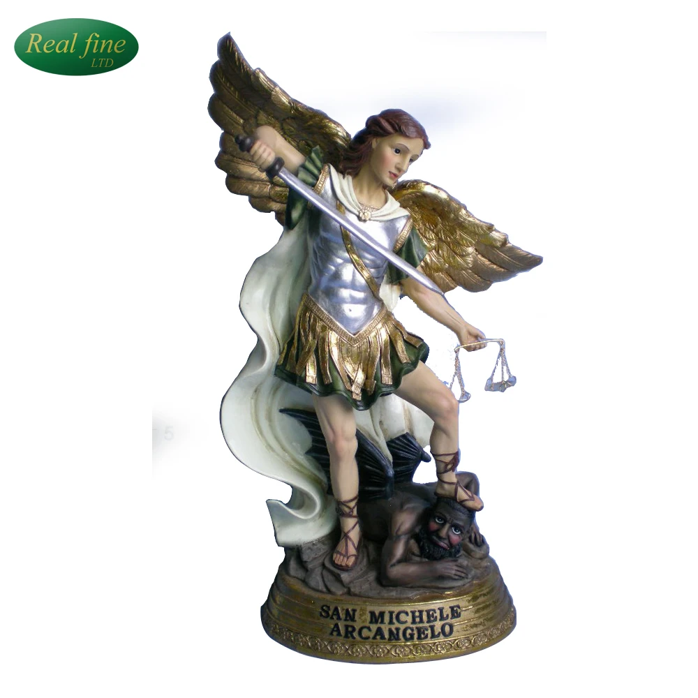 Горячая Распродажа статуя Ангела из смолы Arcangel для Рождественского украшения