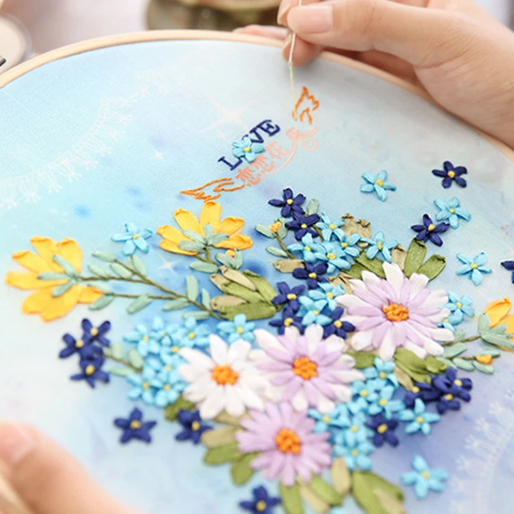 
Round Natural Bamboo Embroidery Hoop For Cross Stitch 