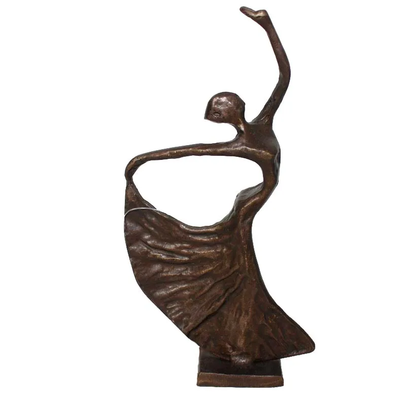 small handmade metal crafts dance shape statues