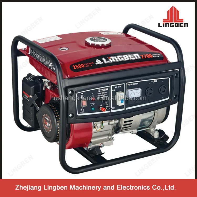 Чёэцзян Lingben 2kw yamaha бензиновый генератор LB2700