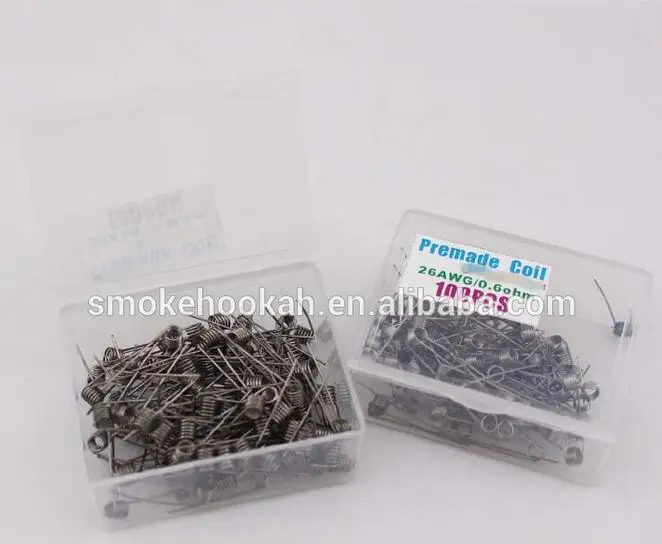 Wholesale factory price premade coil wire 22 24 26 28 30 32 AWG ni200 wire coils pre build in stock