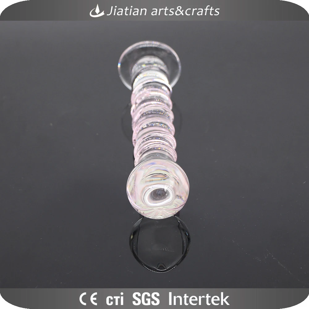 Handmade Vibrating Glass Dildo That Lights