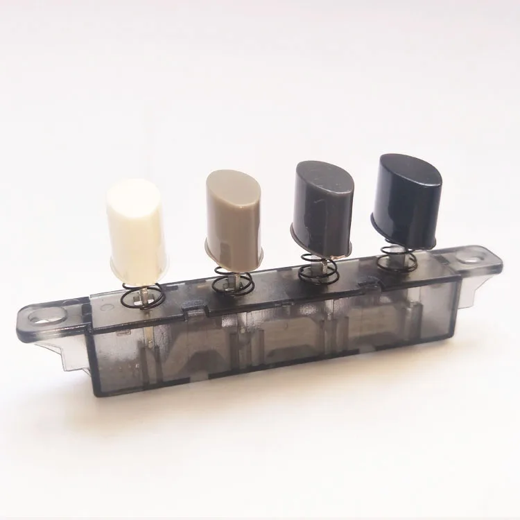 Factory direct sales electric fan push button inserting wires 4 Key keyboard switches