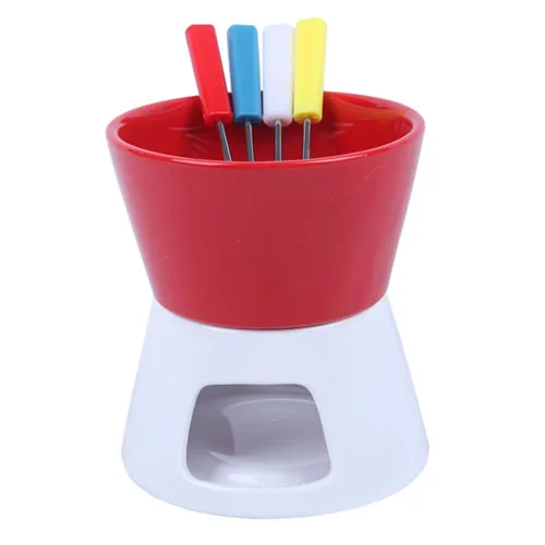 Handmade new design fondue Ceramic chocolate melter
