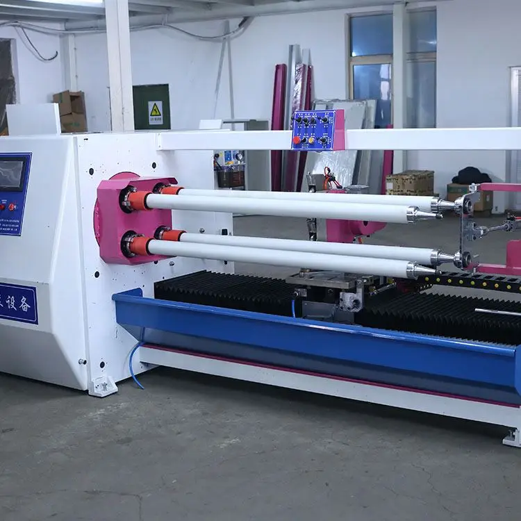 
Professional Manufacturer Electrical Automatic Bopp Masking Tape Roll Cutting Machine 