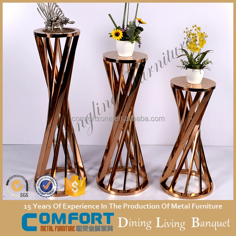 FS9003 Luxury wedding decoration iron flower pot stand