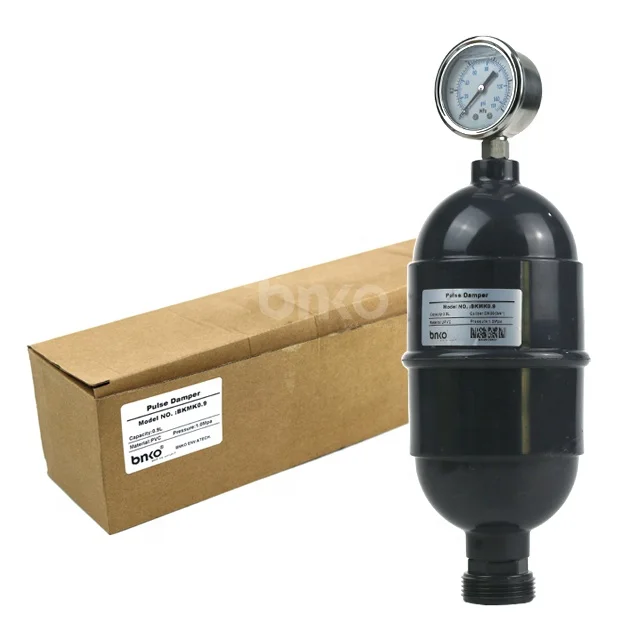 0.9L UPVC material gasbag Chemical dosing metering pump parts AIR Pulsation Damper