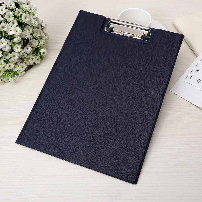 High Quality Cheap PVC A4 Leather A3 Size Plastic File Folder With Clipboard