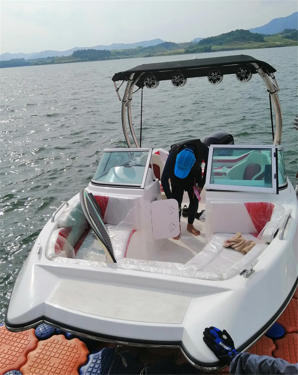 
Ce Approved FRP 5.8m Fiberglass Passenger Boat for 8-10 People 