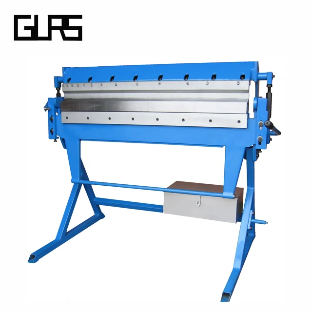 Hand brake sheet metal folding machine W1.5X1050
