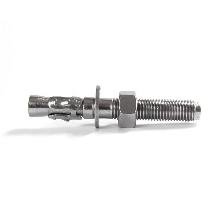 
Carbon Steel Stainless Steel 304 316 Wedge Anchor Expansion Anchor Bolt Dyna Bolt 